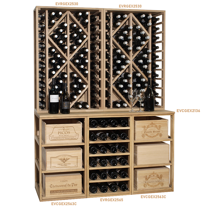 WINE CELLAR WITH BOXES